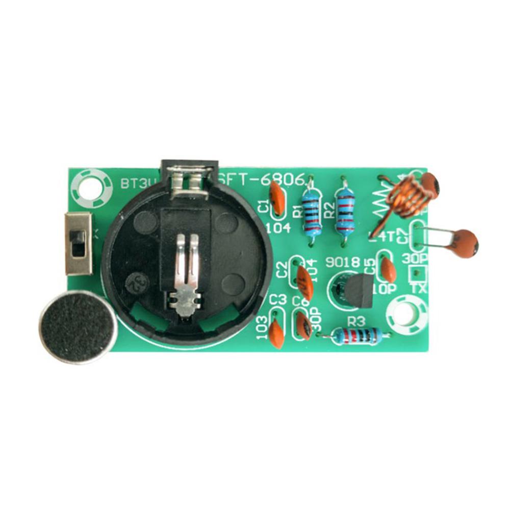 Transmitter Practice Learning DC Microphone DIY Kit 88-108MHz Adjustable FM Stereo Radio Module
