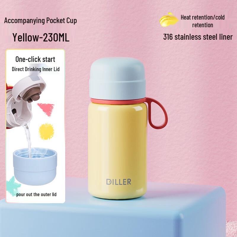 Dilebel Mini Portable 316 Stainless Steel Insulated Cup