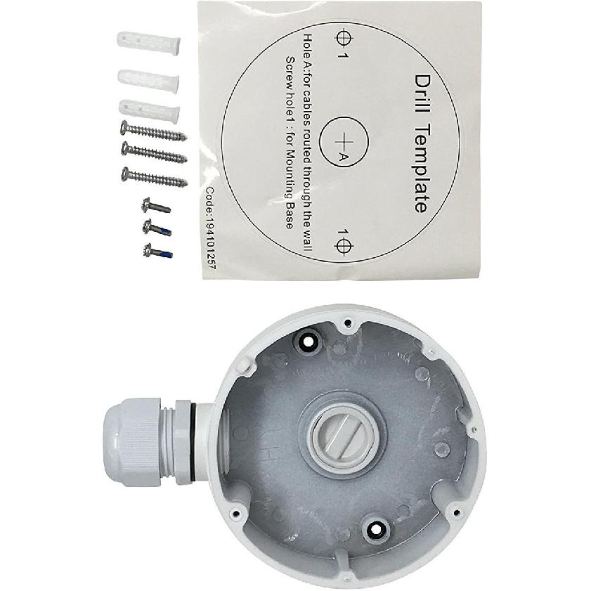 Real HD CB110 DS-1280ZJ-DM18 LTB347 Conduit Base Compatible with Fixed Lens Mini Dome Camera DS-2CD2143G0-I, DS-2CD2183G0-I, DS-2CD2185FWD-I,