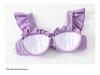 2025 Korean Sexy Gathered Swimsuit: Women's Three-Piece Set with Long-Sleeve Cover-Up