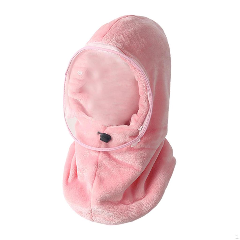 Balaclava Ski Hood Headwear Breathable Winter Hat Detachable Face Cover for Outdoor Sports Snow