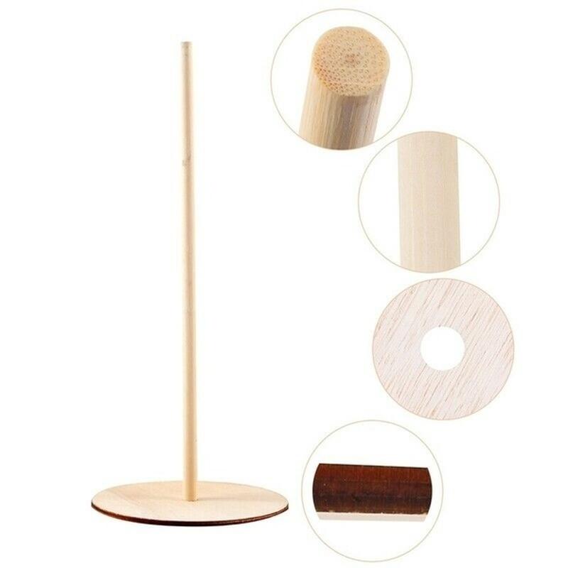 New 3Pcs/set Wooden Doughnut Stand Donut Wall Display Holder Wedding Party Decor