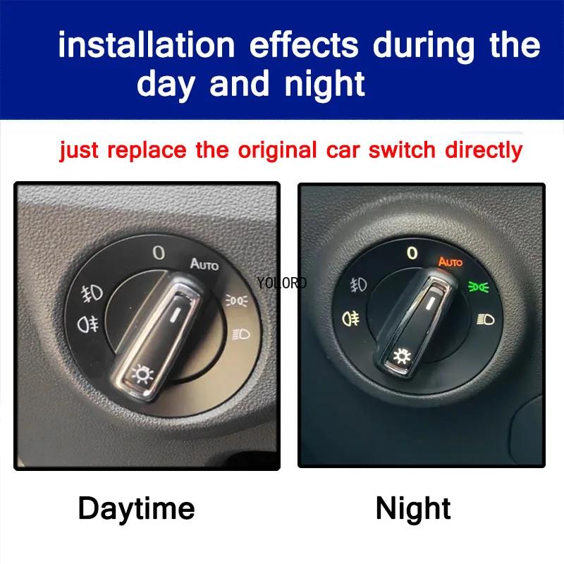 Headlight Automatic Switch For VW SEAT Ateca Cupra KH7 2016~2024 Car Accessories Auto Light Control Upgrade Tuming