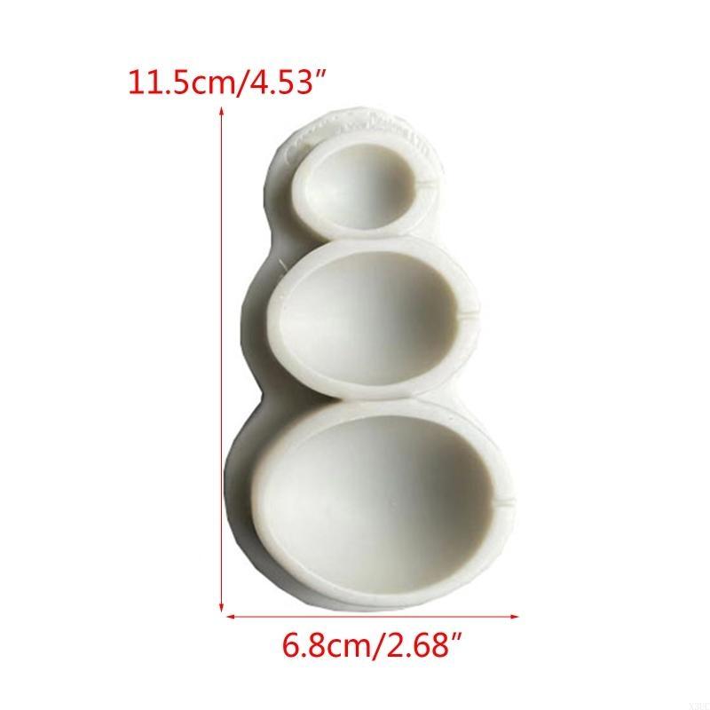 Easter Bunny Egg Silicone Mold Fondant Plaster Chocolate Mould Supplies X3UC