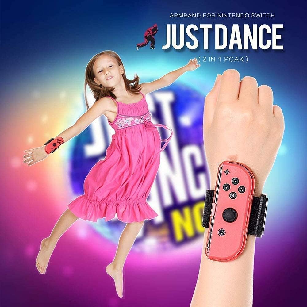Tomistan Wristband for Switch 2 2 Controller Grip Improved Model Compatible with Just Dance Adjustable Size for Adults and Also includes Burn It Up