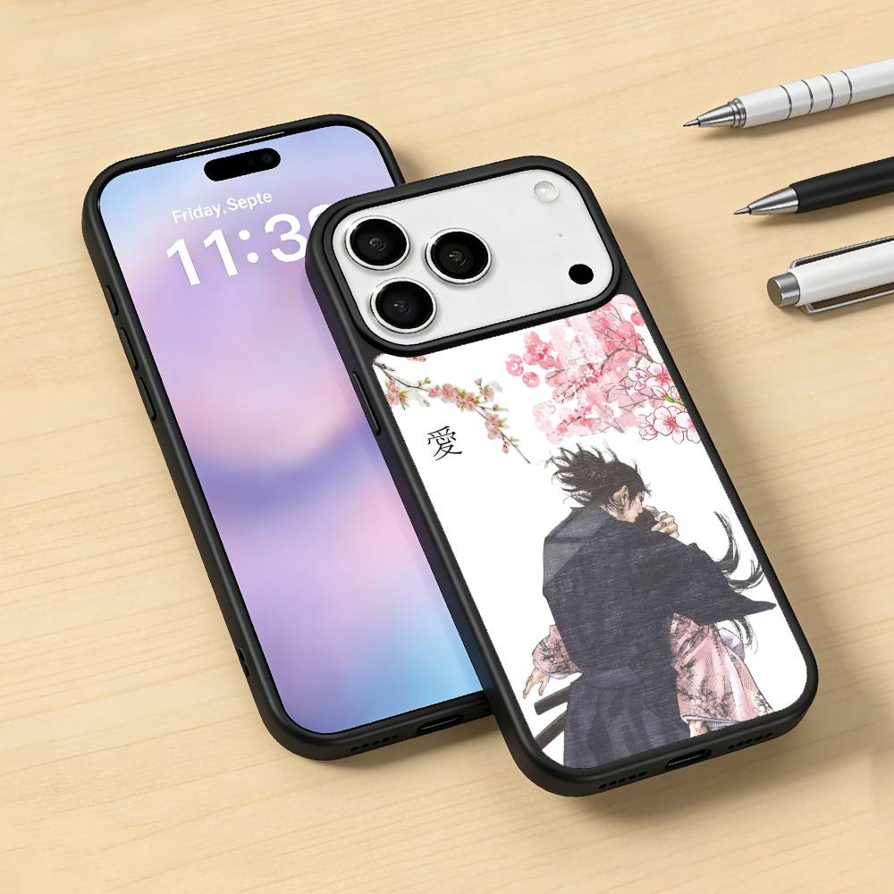 Classic V-Vagabond S-Samurai Phone Case Magnetic For iPhone17 16 15 14 13 12 Pro Max For Magsafe Wireless Charging Cover