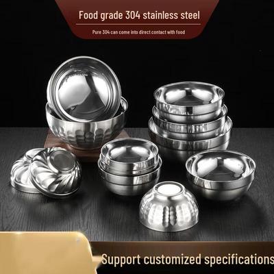Li Liu Double-Layer Insulated Stainless Steel Bowl