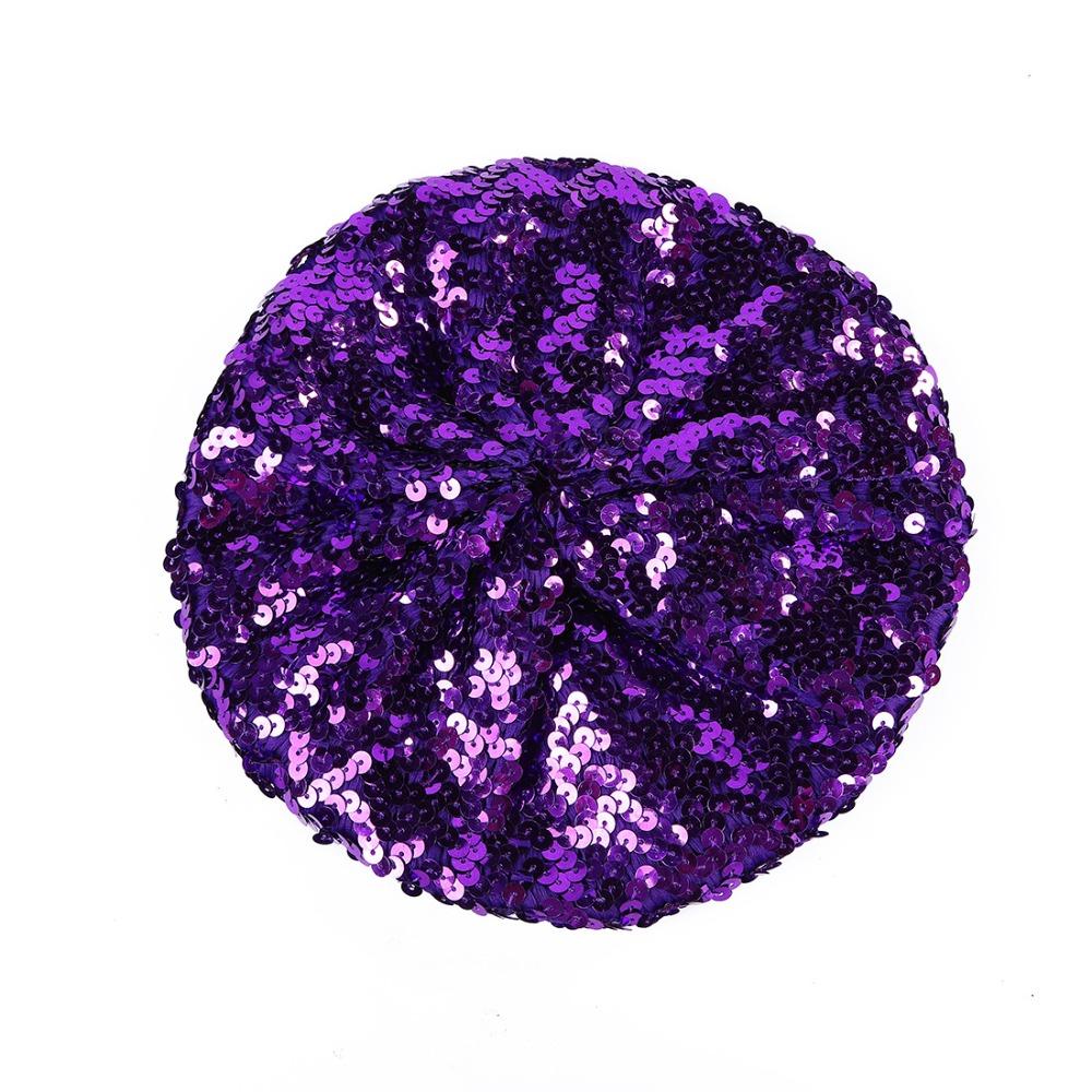 Octagonal Shape Glitter Sequin Beret Thin Fashion Beret INS Niche Design Newsboy Cap  Night Club