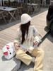 Autumn/Winter 2025 Sweet Bowknot Ruffle Knit Cardigan for Women