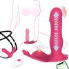 Thrusting Dildo for Horse Riding with Clitoral Vibrator, Strap-on Portable Dildo Sex Machine, Women Couples Adults Sex Toys Games, App Control