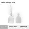 Portable Folding 304 Stainless Steel Spatula and Frying Pan for Camping, Picnic, BBQ, and Outdoor Travel