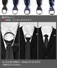 [Little World] One-Touch Necktie - Set of 5 - Business Use, Job Hunting, Men's, No-Tie, Zip-Type, Plain, Easy to Attach (5 Seconds), Washable,