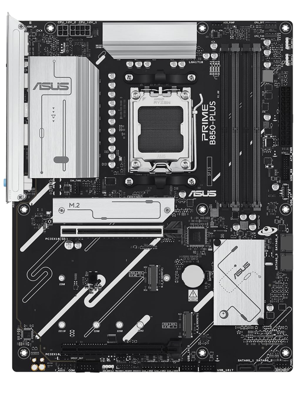 

ASUS AMD Socket AM5 Motherboard with B850 ATX Compatible with AMD Ryzen and 7000 Series PRIME Japanese Processor, 9000, 8000, Processors,