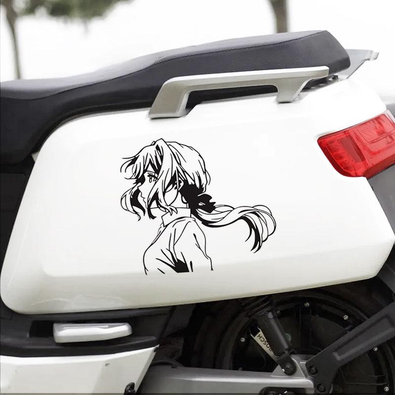 Violet Evergarden Sakura Petal Car Sticker - 2D Anime Rear Decoration