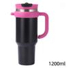 40oz Double Wall 304 Stainless Steel Tumbler with Handle, Dual Drink Sliding Lid Large Capacity Iced Coffee Cold Cup