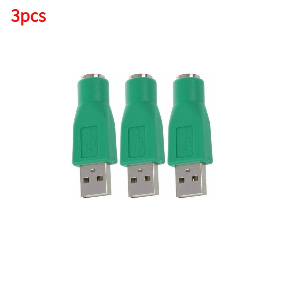 USB Male Port to PS/2 Female Converter Adapter for PC Computer Keyboard Mouse to USB 1.1 2.0 Min Computer Converter Accessories