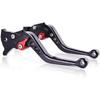 Adjustable Short Brake Clutch Levers Compatible with CBR600RR 2007-2019 CBR1000RR/FIREBLADE 2008-2016 CB1000R NeoSportCafe 2018-2019 Black