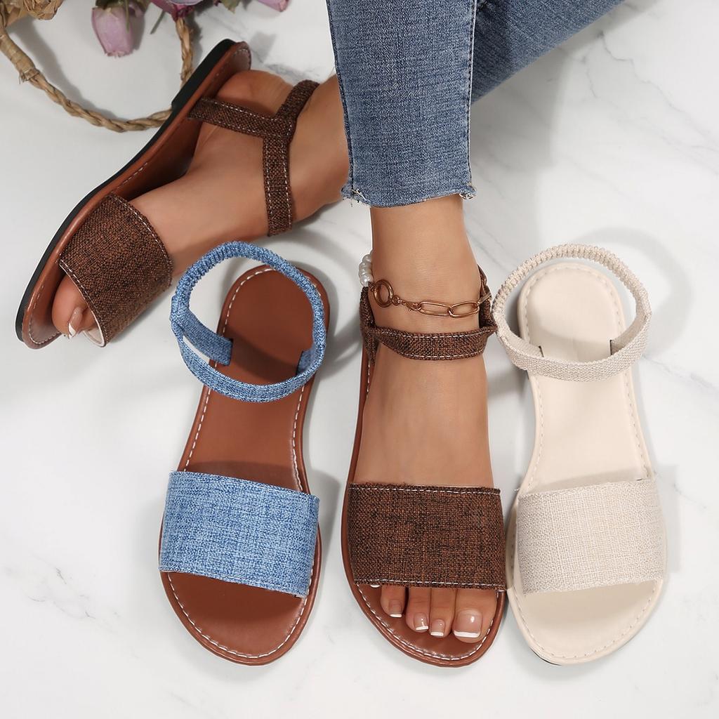 Fashion Peep Toe Summer Sandals With Wedges Heels Sandalias De Mujer 2025 Summer Shoes For Women Heeled Sandals Footwear Women Sandals