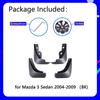 Mudguards fit for Mazda 3 BK Sedan Saloon 2004 2005 2006 2007 2008 2009 Car Accessories Mudflap Fender Auto Replacement Parts