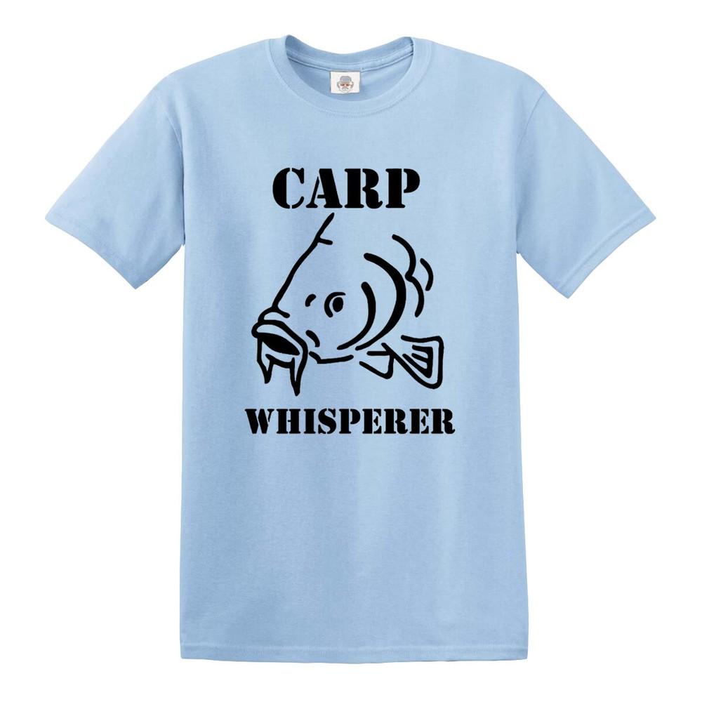 Carp Whisperer Mens Tshirt Carp Fishing Fisherman Angling Gift Present Top