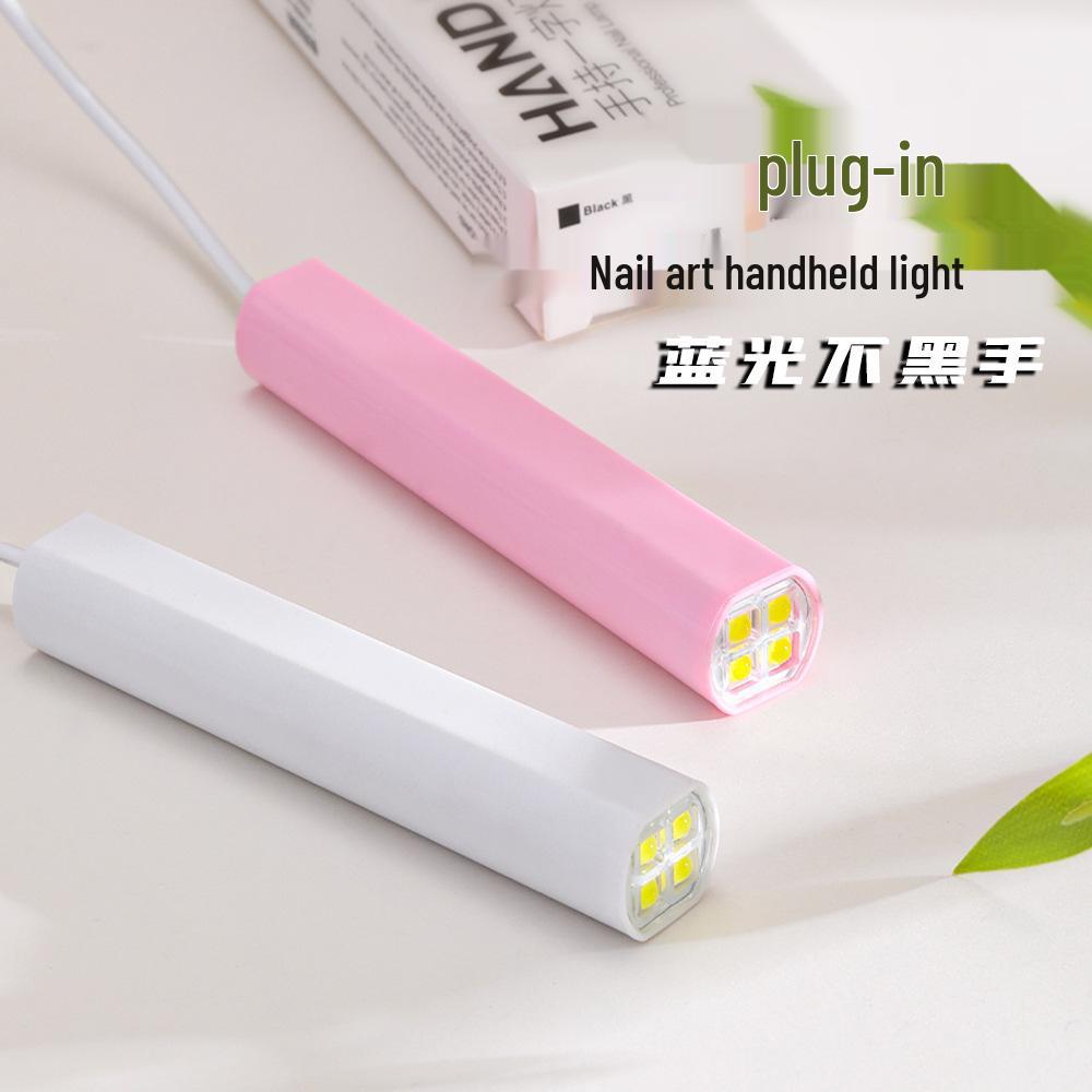 Handheld Rechargeable Nail Baking Lamp – Quick-Dry Gel Polish, No Darkening