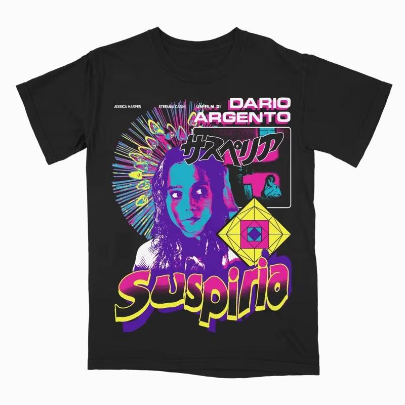 

Summer New Collection Suspiria Dario Argento Horror Cotton T Shirt Luxury Unisexs Clothing Suitable for Both Unisex and Women 4XL