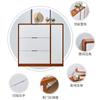 Large-capacity Ultra-thin Shoe Cabinet Dormitory Entrance Shoe Rack Storage Cabinet Solid Wood Light Luxury Home