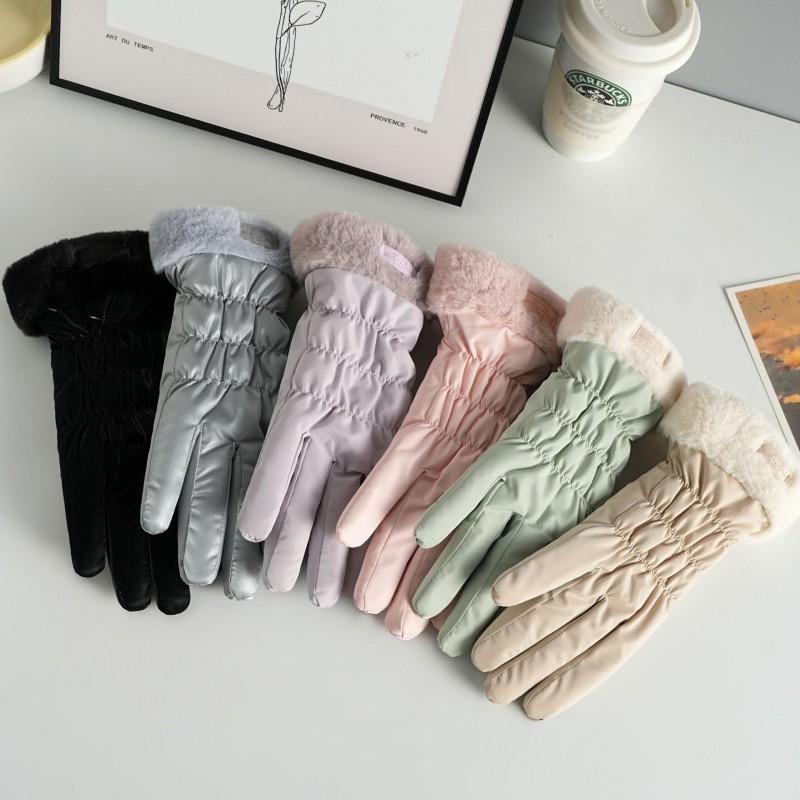 Womens Winter Warm Touchscreen Gloves With Fleece Lining Windproof Water-Resistant Cycling Driving Commuting