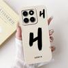 New Fashion Letter Phone Case For Honor X6a Plus HonorX6a Soft Silicone Shockproof Cover For Honor X6a X 6a Plus Cases Bumpers
