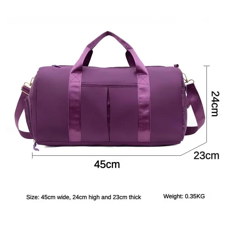 Genți de sport din nailon impermeabile în aer liber, bărbați, femei, antrenament, fitness, călătorie, geantă de mână, covoraș de yoga, geantă de sport cu compartiment pentru pantofi