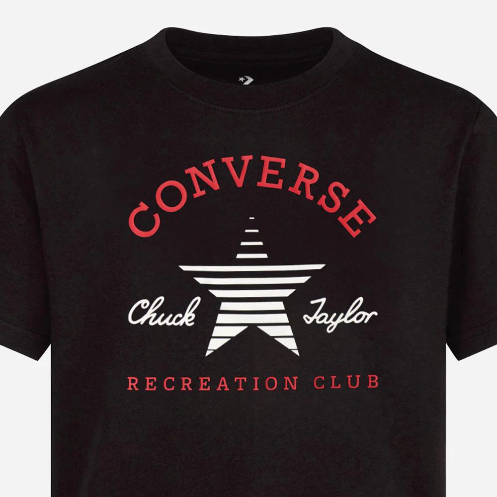 Converse GO TOREC Club T Shirt Unisex Black 10025912-A02