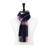 Men's Wool Muffler Scarf Check Neckerchief 840VDRM