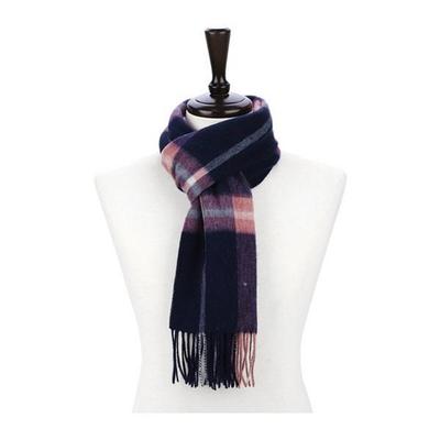 Écharpe foulard en laine pour homme à carreaux Neckerchief 840VDRM