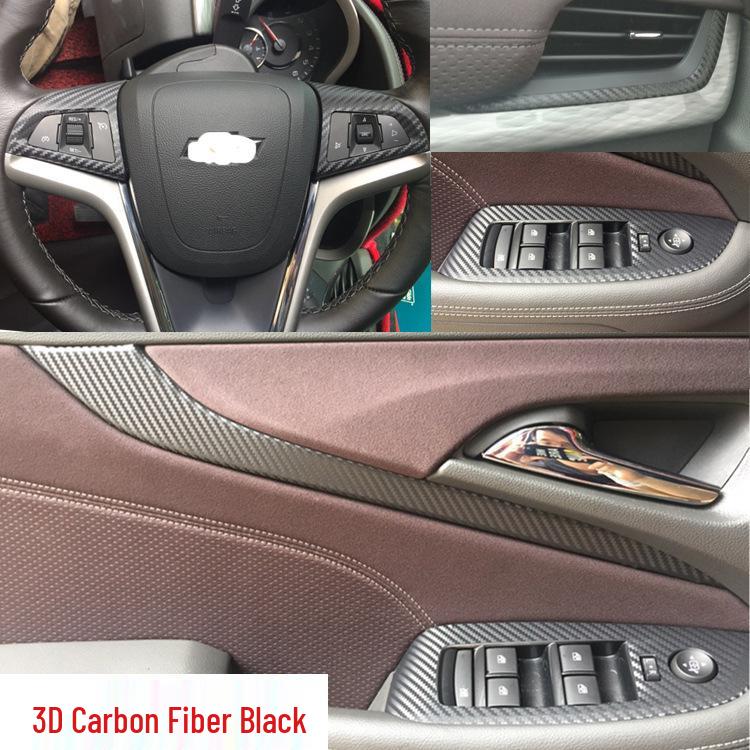 2016-2018 Chevrolet Malibu Carbon Fiber Interior Center Console Sticker