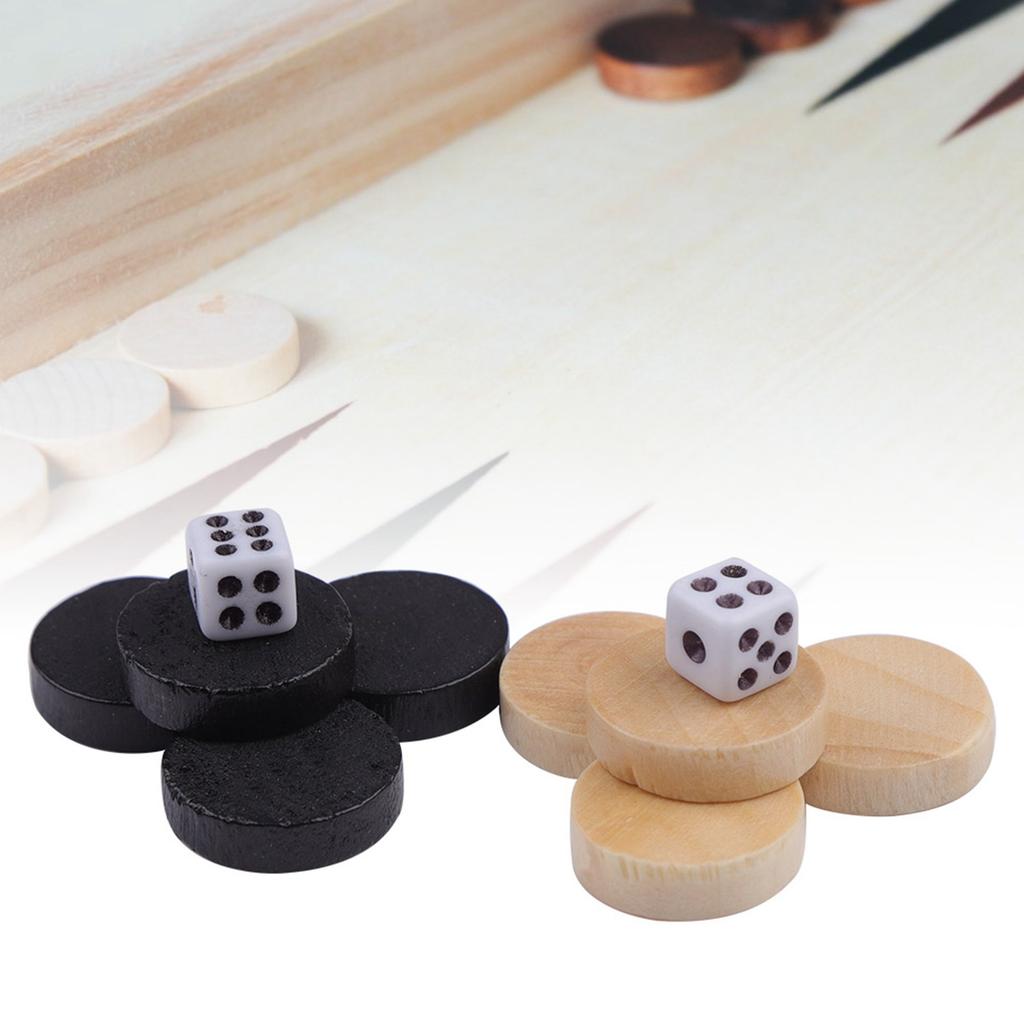 Draughts&Checkers&Backgammon Chess Piece for Kids Board Game Learning Camping chess piece