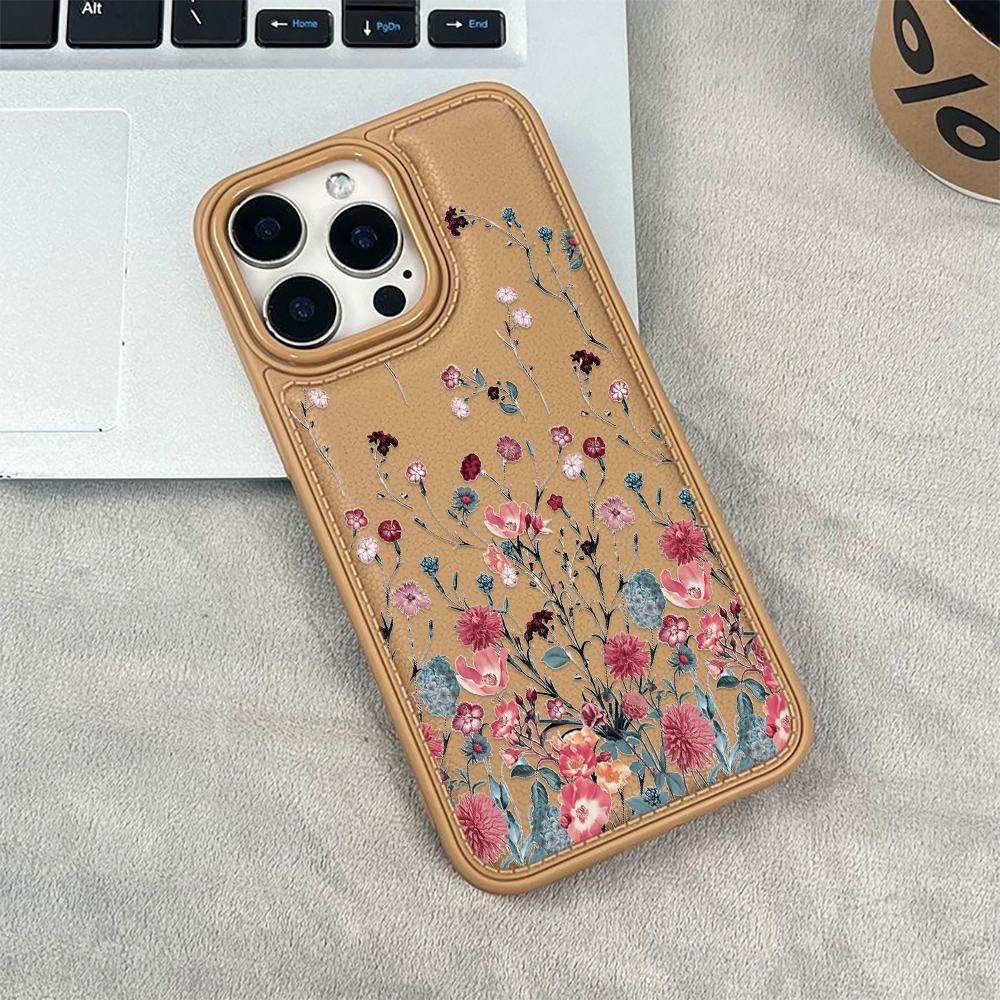 Oil Painting Flowers Phone Case For IPhone 17 17Air 15 16 Pro Max 14 Plus 13 12 11 Pro Max Soft Phone Cover Cases Funda Bumber