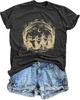 Halloween Witch Shirts for Women Girls Will Be Girls Spooky Season T Shirt Wome