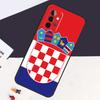 Croatia flag Case For Samsung Galaxy A54 A34 A14 A53 A13 A33 A73 A12 A22 A32 A52 A52S A51 A71 A50 Cover Coque