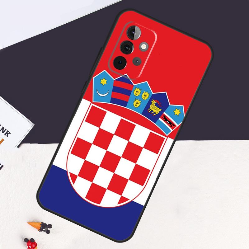 Croatia flag Case For Samsung Galaxy A54 A34 A14 A53 A13 A33 A73 A12 A22 A32 A52 A52S A51 A71 A50 Cover Coque