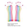1 Pair Wedding Gloves Lightweight Hollow Out One Size Half Finger Mesh Gloves for Festival