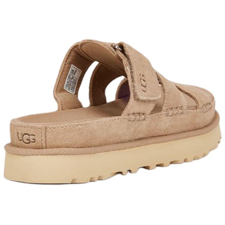 UGG Golden Family Fashion Comfortable Shiny Gold Series EVA Anti-Wear Slide Sandals Women Sandals 1174090-SAN