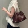 High Quality Leather Women'S Bag Donut Chain Lucky Bag Bag Drawstring Cloud Bag Underarm Bag