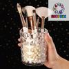Makeup Brush Storage Transparent Cosmetic Storage Dustproof Bucket Cosmetic Brush Holder Cup Pen Holder For Dressing Table
