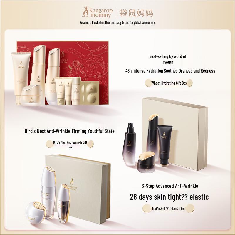 Kangaroo Mama Luminous Skincare Set for Pregnant Women