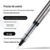 Quick-Dry Black Rollerball Pen with Needle Tip for Exams & Signatures
