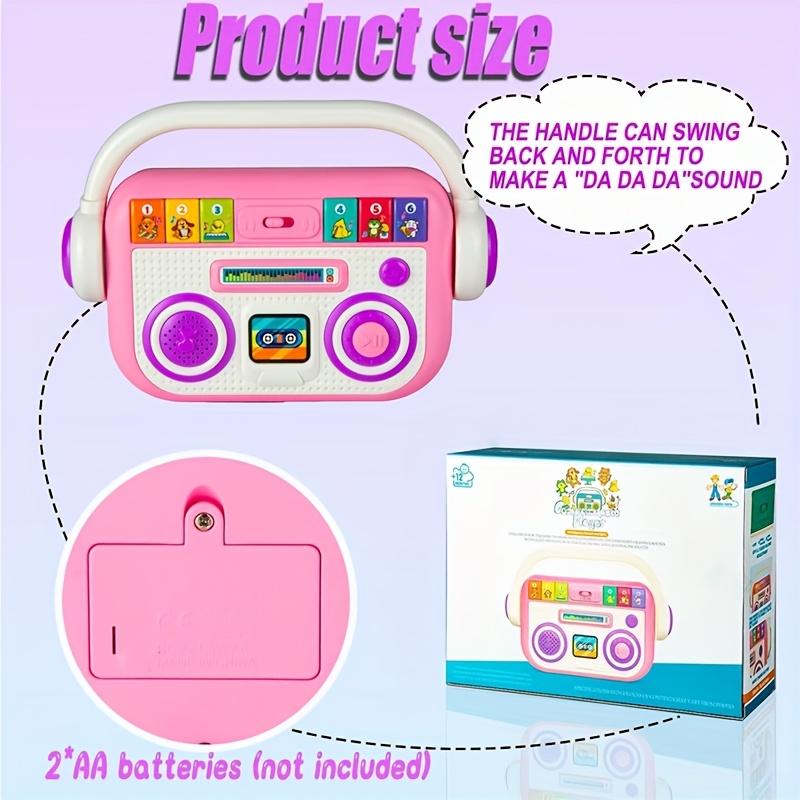 

Baby Radio Toy Educational Developmental Toy With Animal Sounds & Lights Interactive Learning Toy For Infants Toddlers Gift