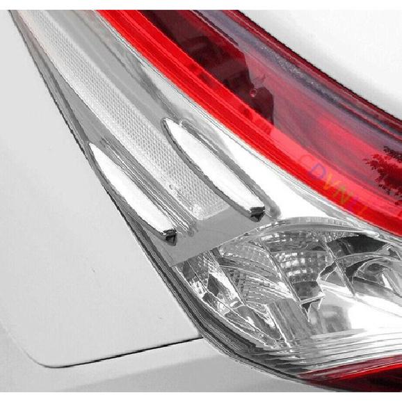 For 2018-2020 Toyota Camry Chrome Rear Tail Lamp Eyebrow Strip Cover Trim 4PCS