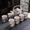 Jialang Ceramic Kung Fu Tea Set with Lifting Beam Pot