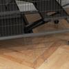 Small Animal Cage for Chinchilla Ferret Kitten On Wheels with Hammock Removable Tray, Grey
