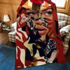 Music R-Rihanna Throw Flannel Cozy Print Blanket, Portable, Durable Machine Washable Cute Cool